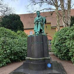 Der berühmte dänische Philosoph wird hier geehrt