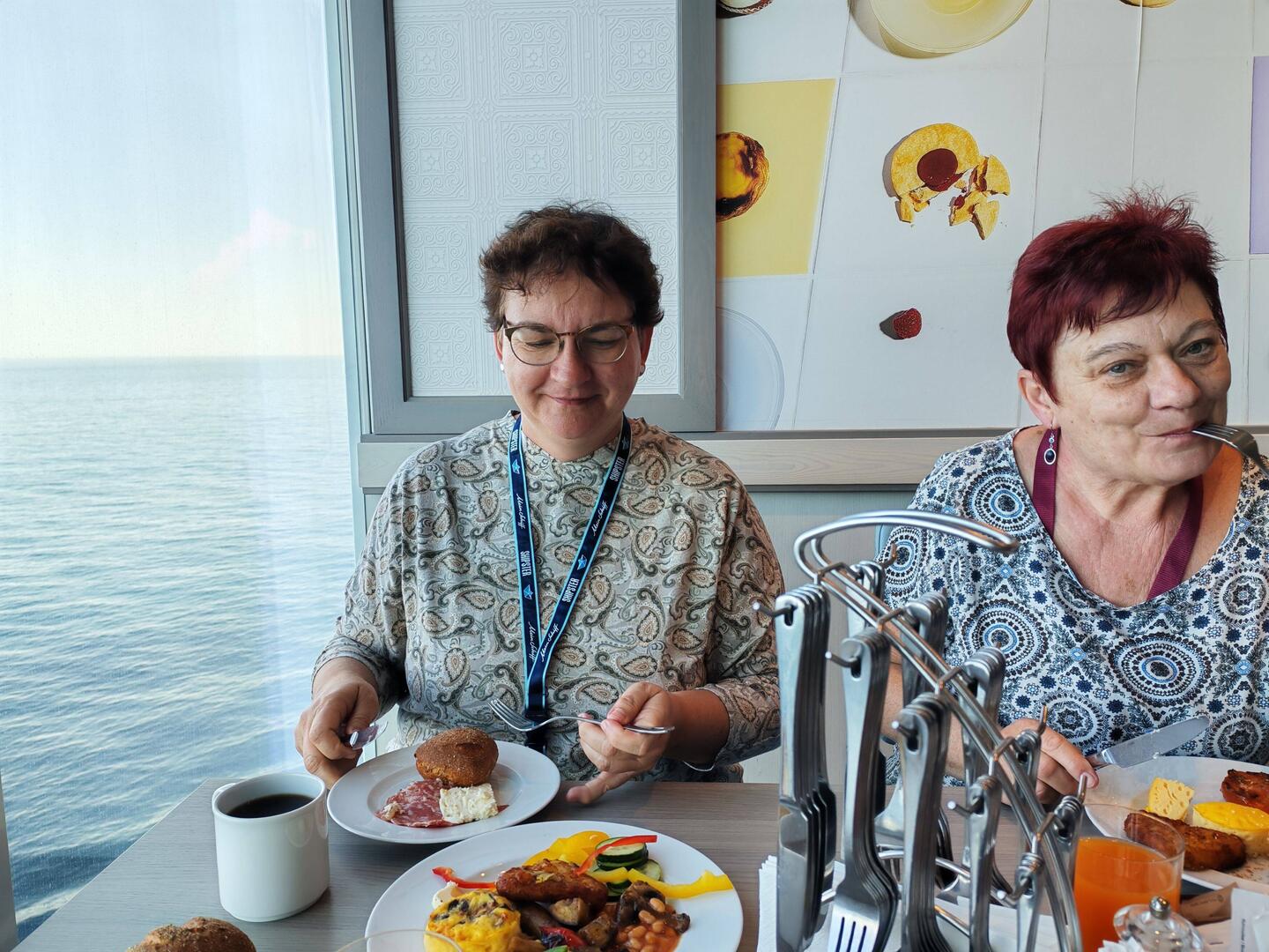 Frühstück mit Aussicht....