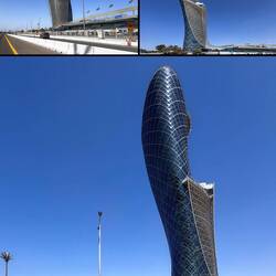 Coole Architektur: Das Abu Dhabi National Exhibition Centre ist ein Kongresszentrum