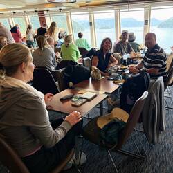 Very civilized ferry trip to Wellington