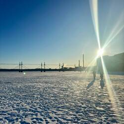 Zugefrorener Munksjön See ❄️