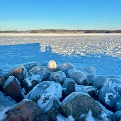 Zugefrorener Vättern 🪨🧊