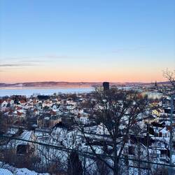 Sonnenuntergang über Jönköping und dem Vättern 🌅
