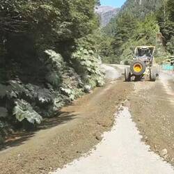 Padscrapper auf der Carretera Austral - es gibt aber nur noch wenige Schotterabschnitte