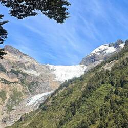 Ausblick auf den Gletscher Corcovado