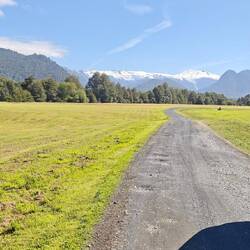 Einfahrt zum Nationalpark Pumalin