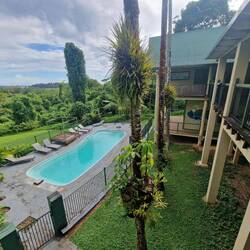 Aussicht am nächsten Morgen