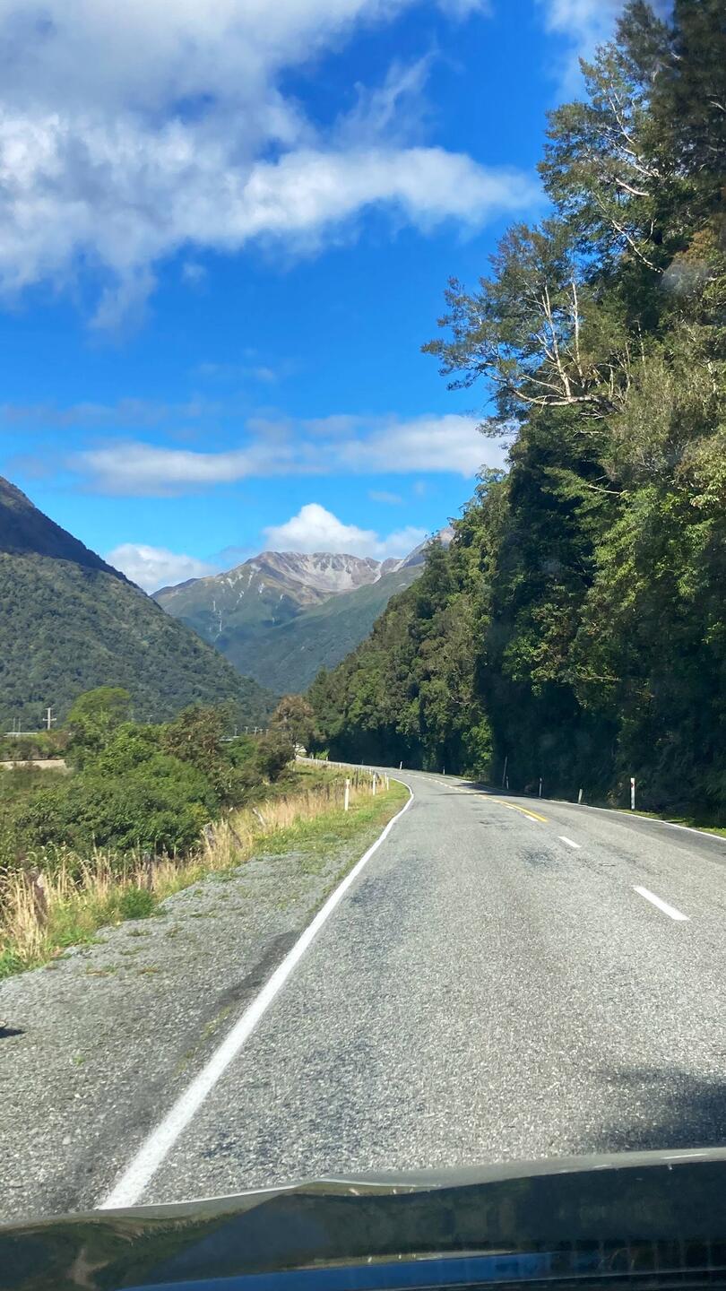 On the road to Arthur's Pass