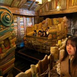 Peter Pan's boats.... This was a fun ride, even in Japanese.