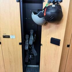 Another treat at the hotel, they have lockers with built in boot dryers!!!