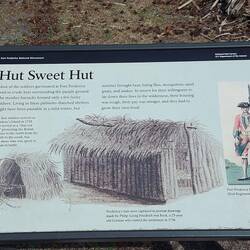 Am Anfang lebten die Siedler in Palmwedelhütten.