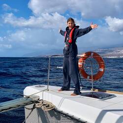 Romy hält die Nase in den Wind