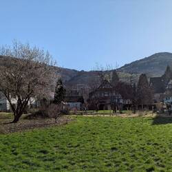 Blick vom Stellplatz