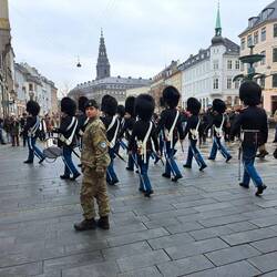 Da marschiert einfach plötzlich die königliche Wache direkt an mir vorbei