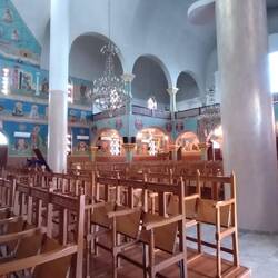 Glück gehabt, dass die Kirche offen ist.
