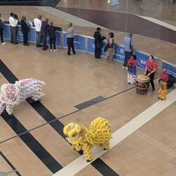 A metal chair and last ditch CNY celebrations didn't seem like a great option