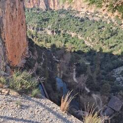 Da unten wäre der Weg gewesen...