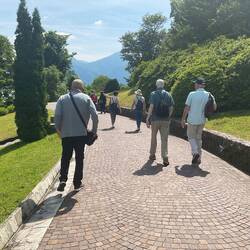 Walking one of the many paths