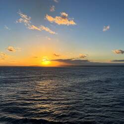 Das war gestern Abend.