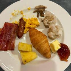 You've always got to start with a hearty breakfast! Courtesy of the Aussies!