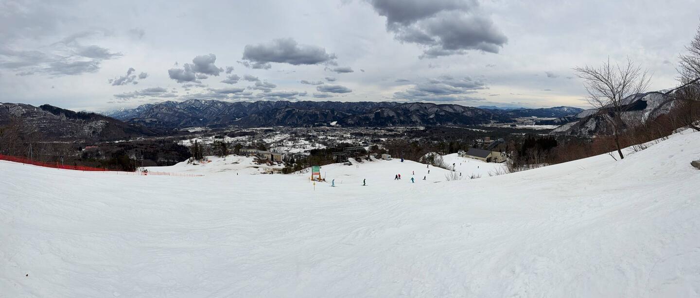 Hakuba Valley from the slopes