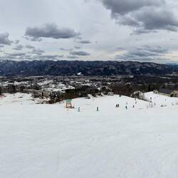 Hakuba Valley from the slopes