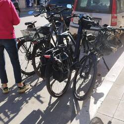 Der perfekte 🚲 Parkplatz🤣