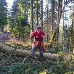 Wolli nimmt alles sehr locker.