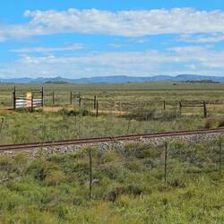 neben uns verläuft die Schmahlspurbahn