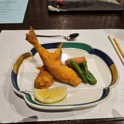 Du poisson en tempura.