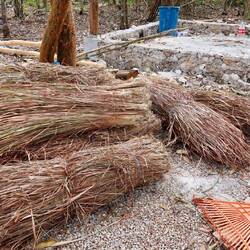 Das Dach ist auch schon da