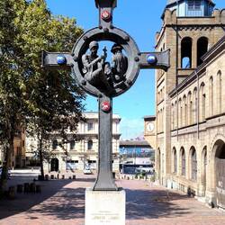 Denkmal für die Seefahrer, die von 1145 bis 1645 das Reich des Priesters Johannes suchten