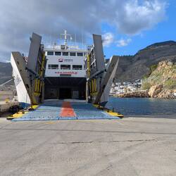 Unsere Fähre nach Agia Roumeli. Vielleicht...