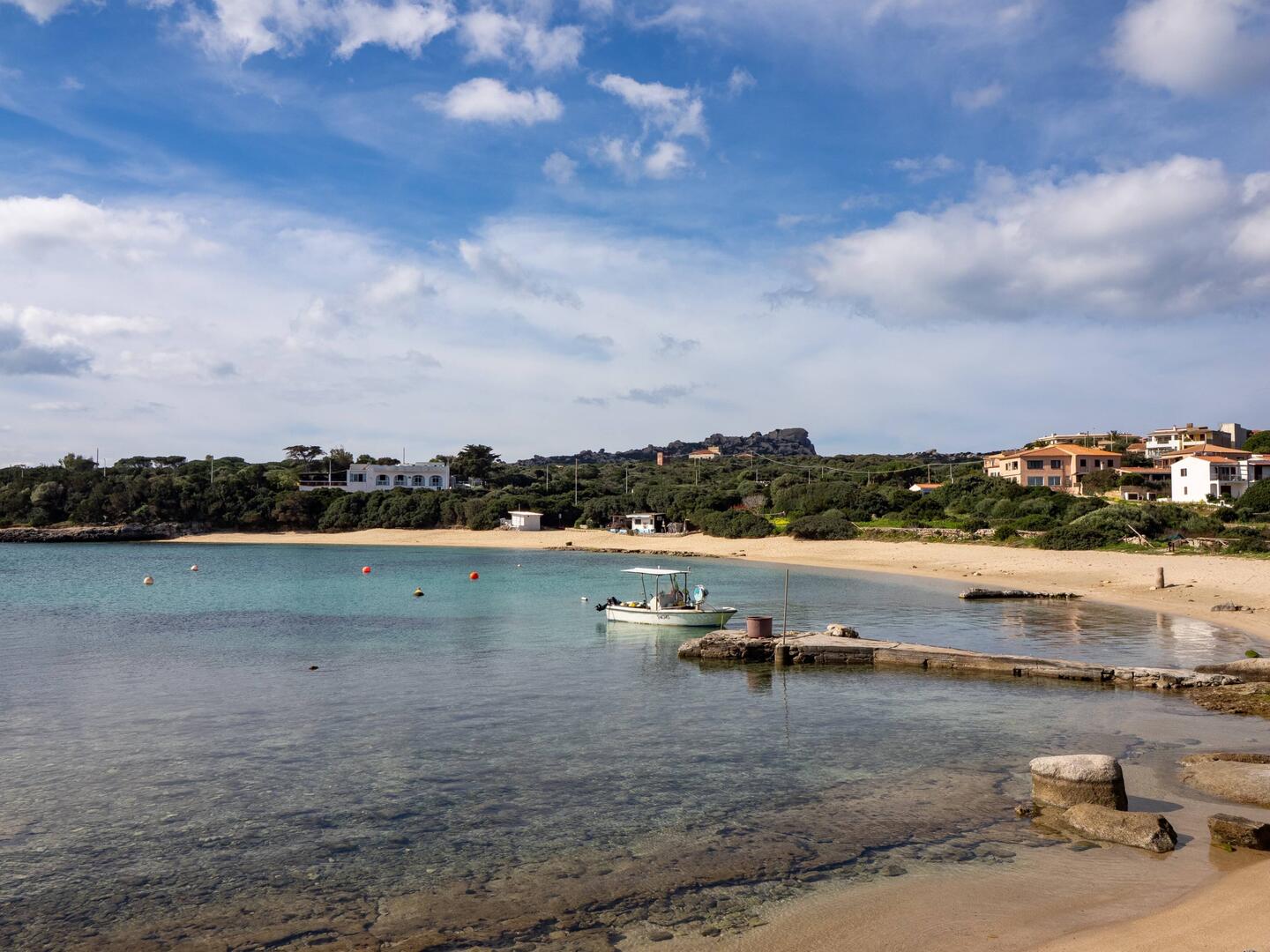 Bucht am Capo Testa - Start der Wanderung