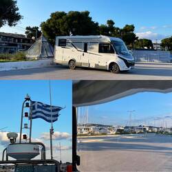 Kalimera (Guten Morgen)🌞aktuell mit Blick auf die Schiffe 🛥️⛵️😀