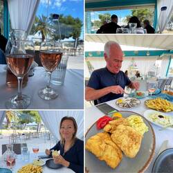 ..etwas frischen Fisch und ordentlich Tzatziki dazu 😋👌🏻😋