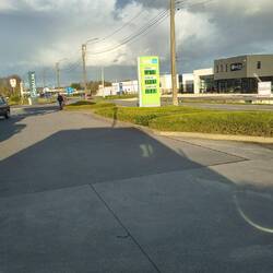 Tankstopp in Belgien