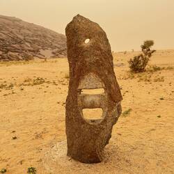 Kunst in der Wüste am Ben Aicha
