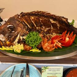 Igår blev det Red Snapper till Gun-Britt. Dock inte hela denna. Jättegott!