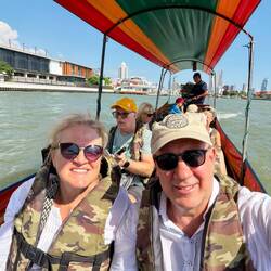 Klongfahrt mit Langboot