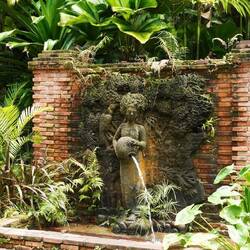 Brunnen der malaiischen Könige im Mittelalter beim Fort Canning