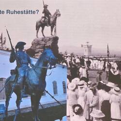 Der Südwester Reiter, als Denkmal sehr umstritten