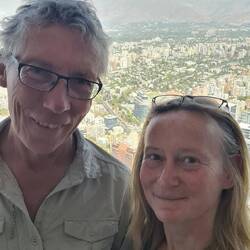 Auf der Aussichtsplattform