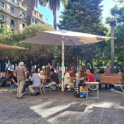 Schachspieler auf der Plaza de Armas