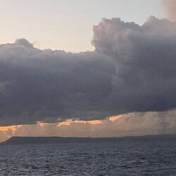 Kap in der Abenddämmerung