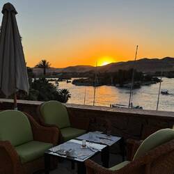 Da ist er, der Sonnenuntergang