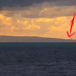 An dem Punkt, ca 83 Seemeilen weiter kommt dann das Kap der guten Hoffnung.