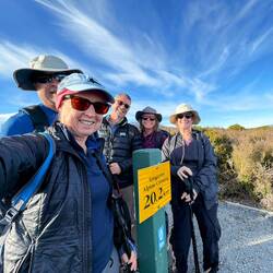 Official start of the hike