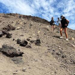 It was really steep!