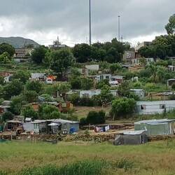 ein sehr sauberes Township